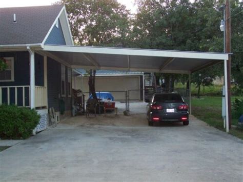 metal poart side of house|Metal Carports Attached to House .